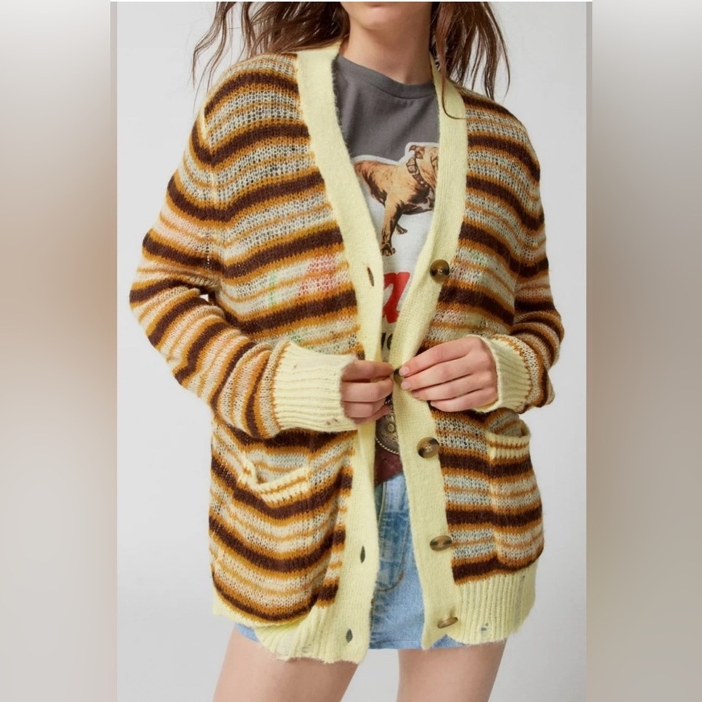 NWT Urban Outfitters Alston Striped Cardigan
Size XS
